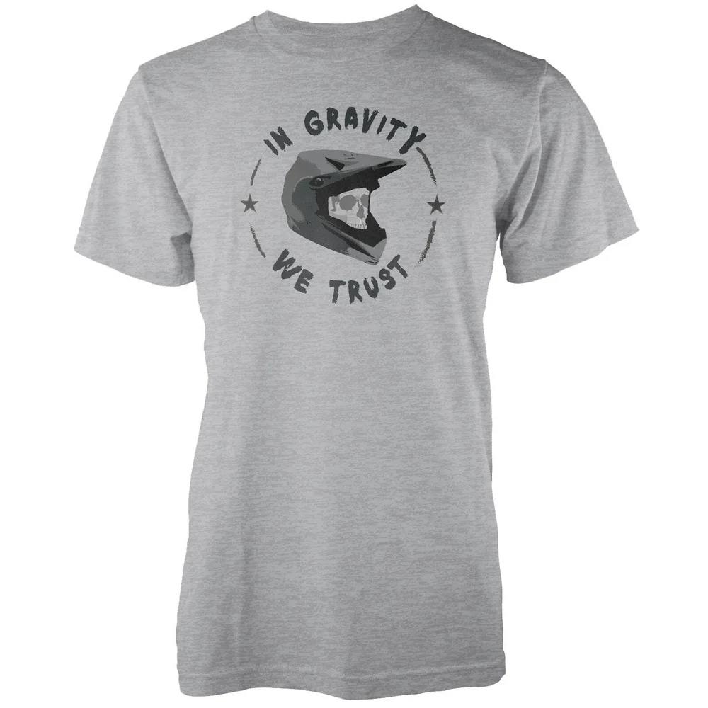 In Gravity We Trust Grey T-Shirt - S - Grey Image 1
