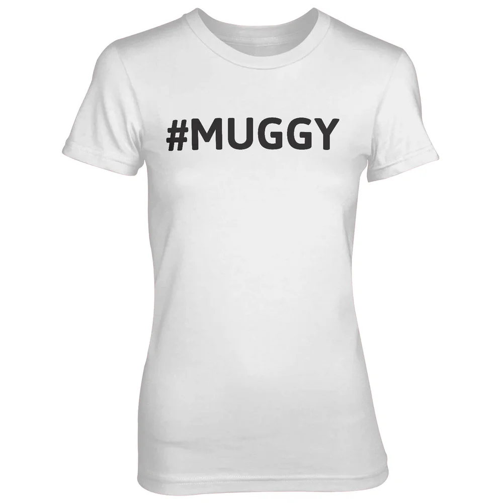Hashtag Muggy White T-Shirt - S - White Image 1