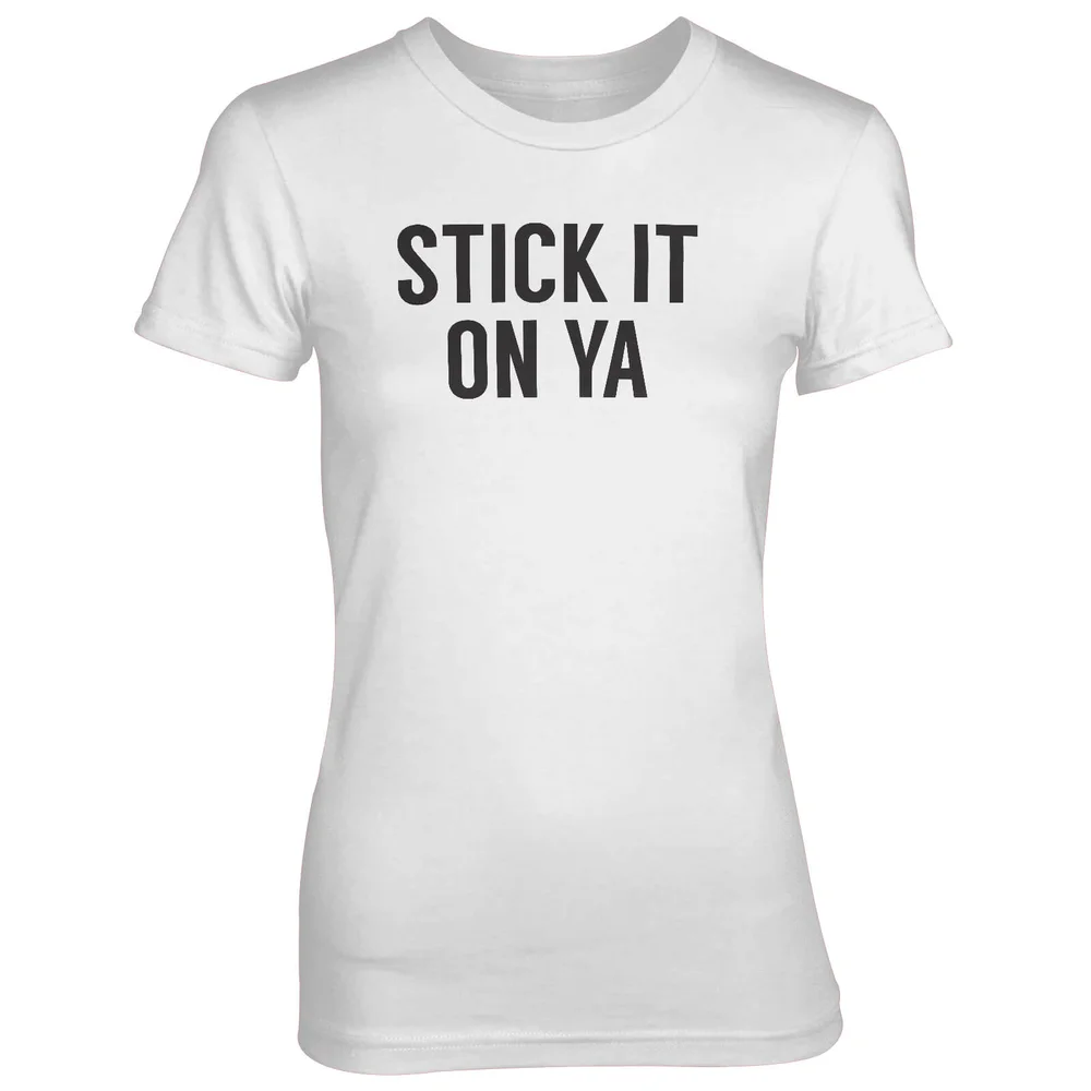 Stick It On Ya White T-Shirt - S - White Image 1