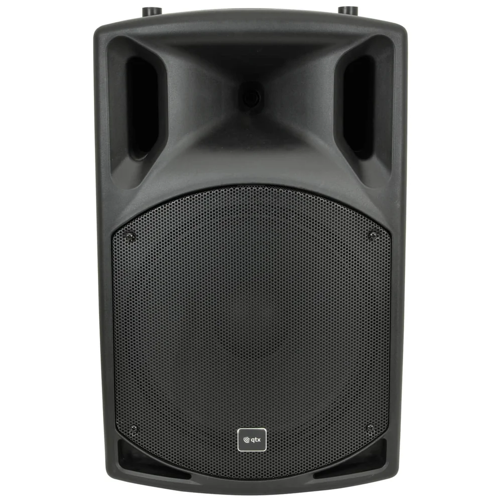 QTX QX15A Active Moulded PA Speaker - Black (15 Inch Driver) Image 1
