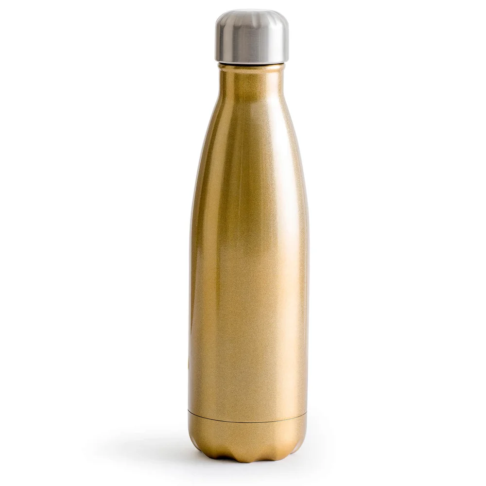 Sagaform Steel Hot and Cold Bottle - Gold (50cl) Image 1