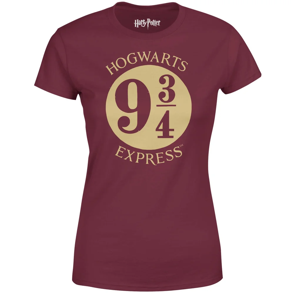 Harry Potter Platform Burgundy Women's T-Shirt - M Image 1