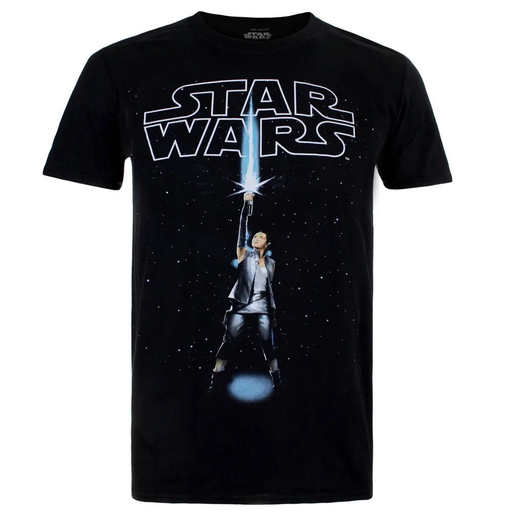 Star Wars Men's The Last Jedi Rey Logo T-Shirt - Black - S - Black Image 1