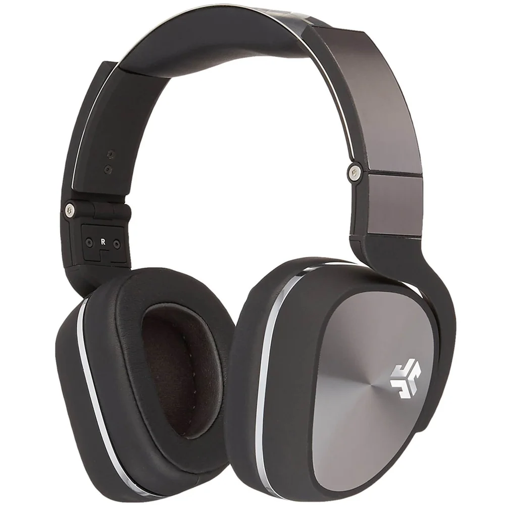 JLab Audio Flex Studio DJ Style Over Ear Headphones with Carry Case and Apple Mic - Black Image 1