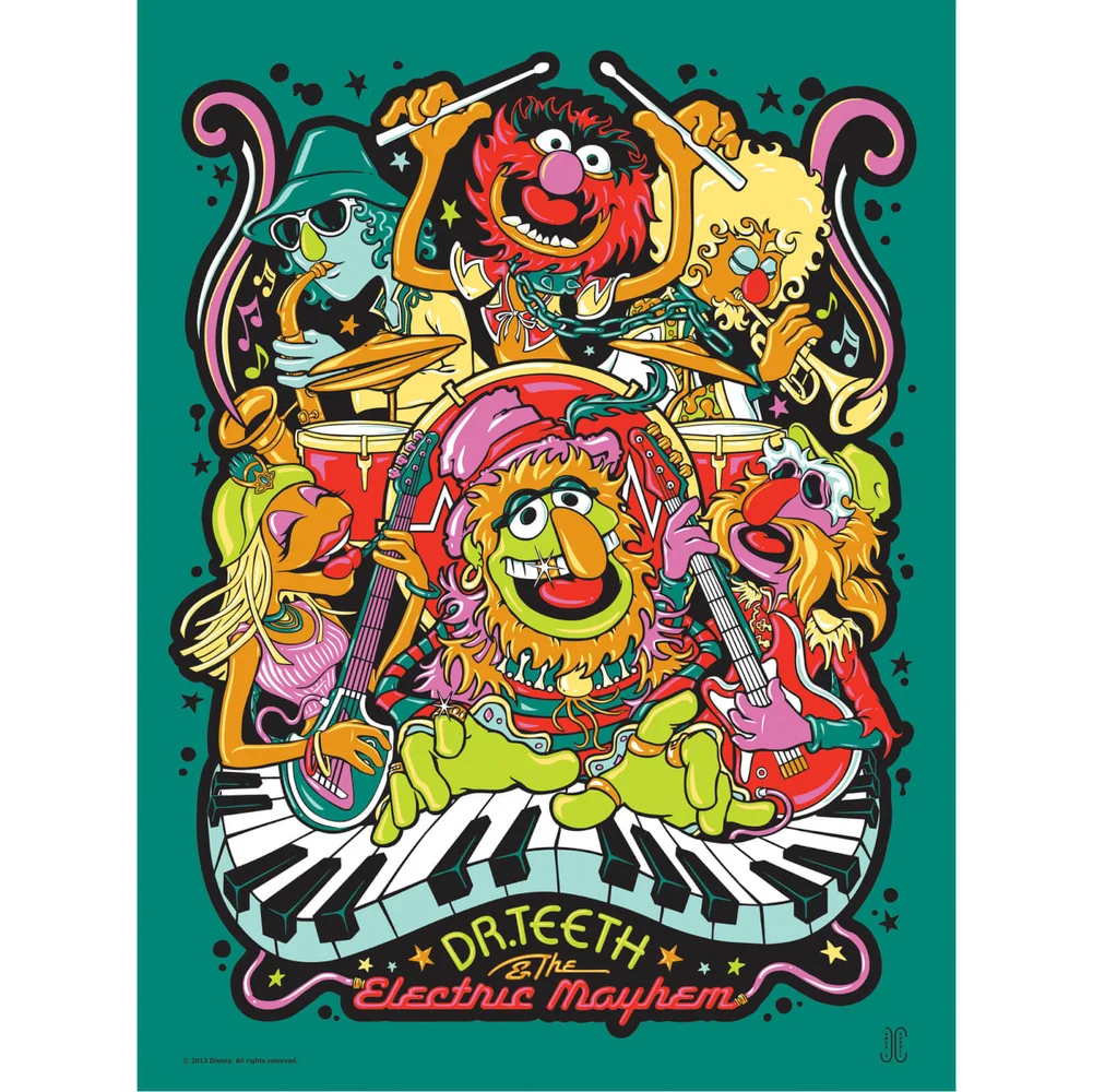 Disney - The Muppets/Dr. Teeth Print by James Carroll (457mm x 610mm) Image 1
