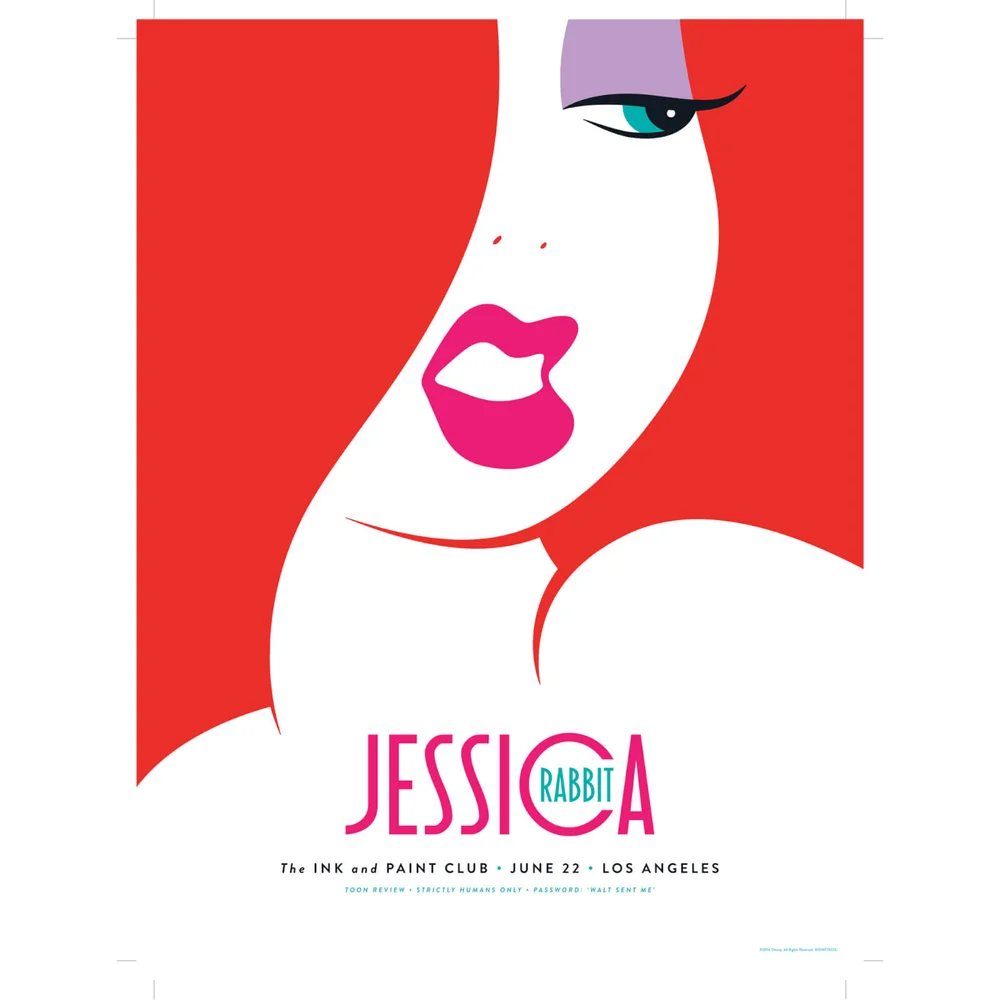 Disney - Jessica Rabbit Print by Michael De Pippo (457mm x 610mm) Image 1