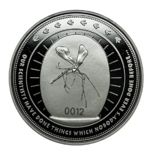 Jurassic Park 'Amber' Collector's Limited Edition Coin: Silver Variant Image 1