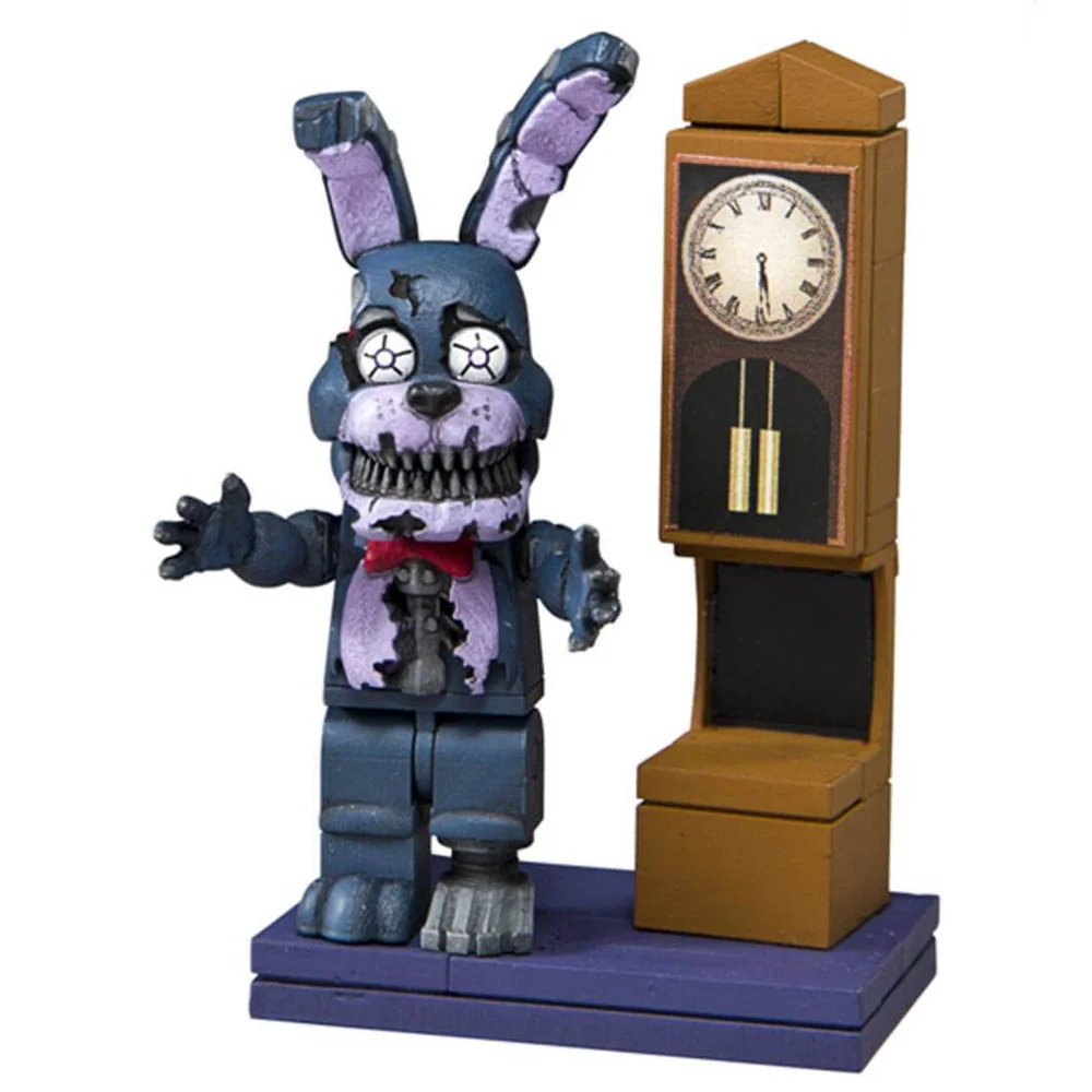 McFarlane Five Nights At Freddy's Grandfather Clock With Nightmare Bonnie (Micro Set) Image 1