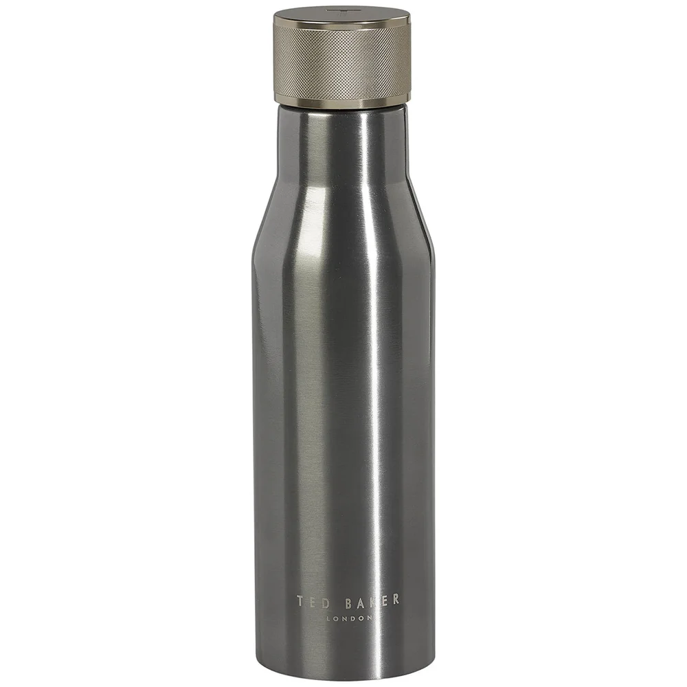 Ted Baker Water Bottle - Gunmetal Image 1