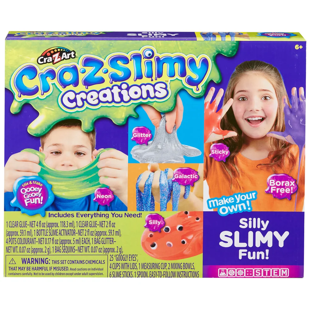 Cra-Z - Slimy Creations Silly Slimy Fun Kit Image 1