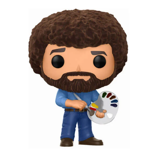 Bob Ross Flocked EXC Pop! Vinyl Image 1