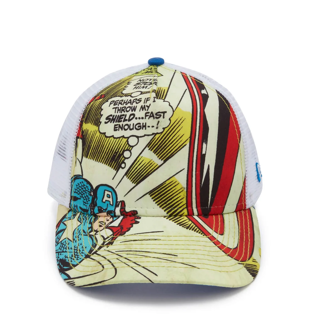 New Era Captain America Trucker Hat Image 1