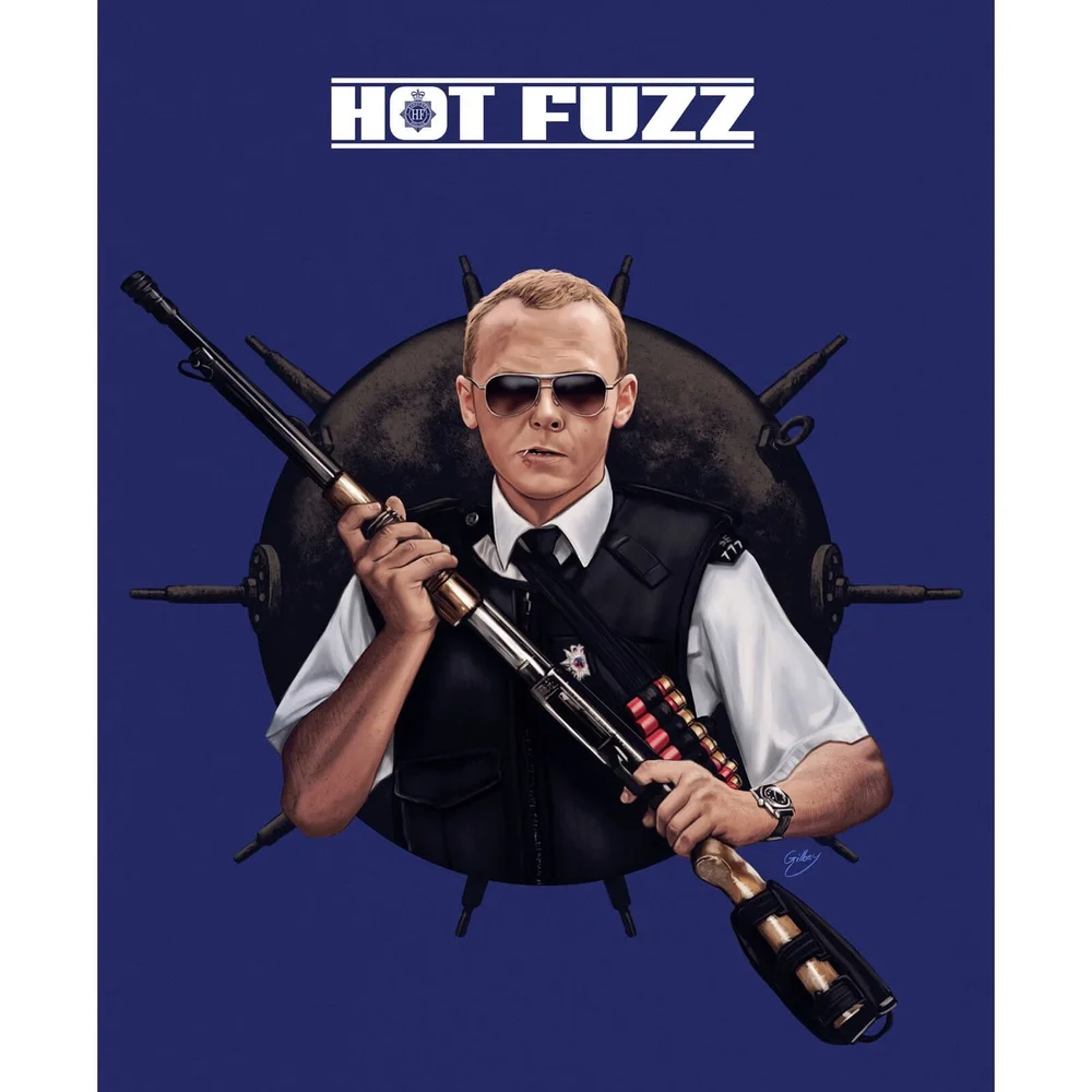 Hot Fuzz Ready For Action Limited Edition Art Print Image 1