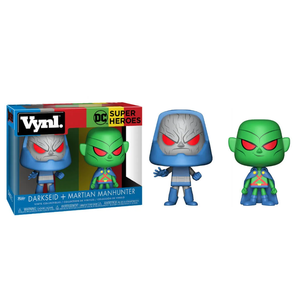 DC Martian Manhunter and Darkseid Vynl. Image 1