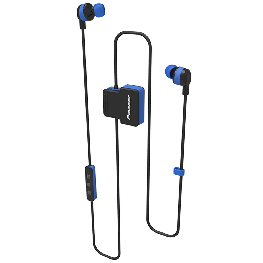 Pioneer SE-CL5BT-GR Wireless Bluetooth Earphones - Blue Image 1