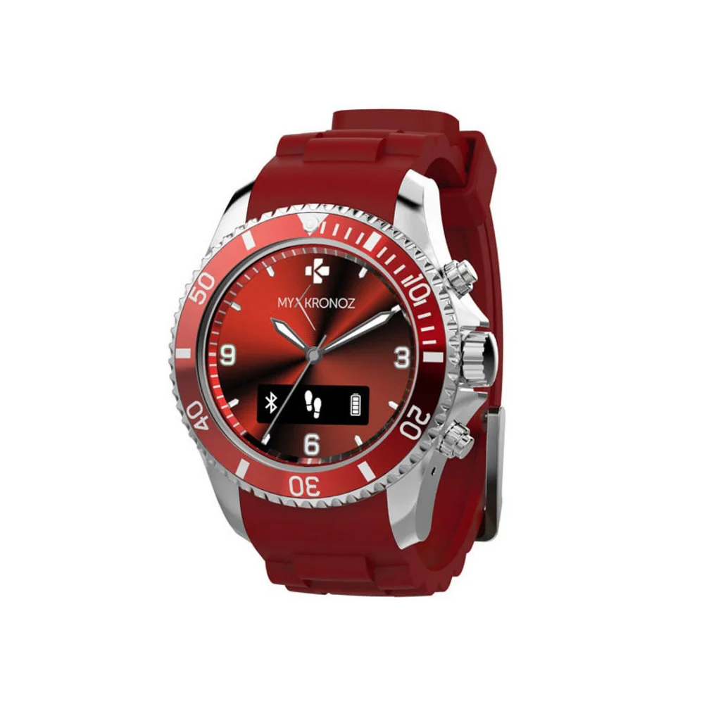 MyKronoz Zeclock Bluetooth Smart Watch - Red Image 1