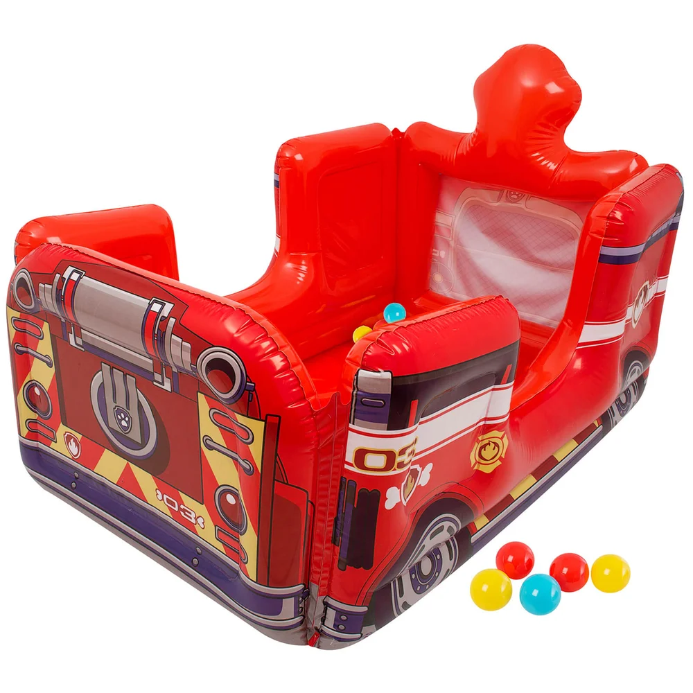 Paw Patrol Marshall Vehicle Inflatable Ball Pit with 20 Balls Image 1