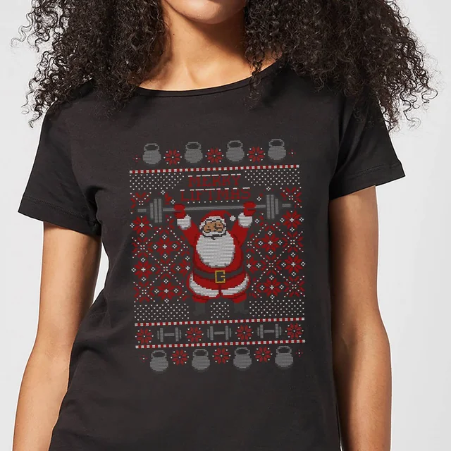 Merry Liftmas Women's T-Shirt - Black
