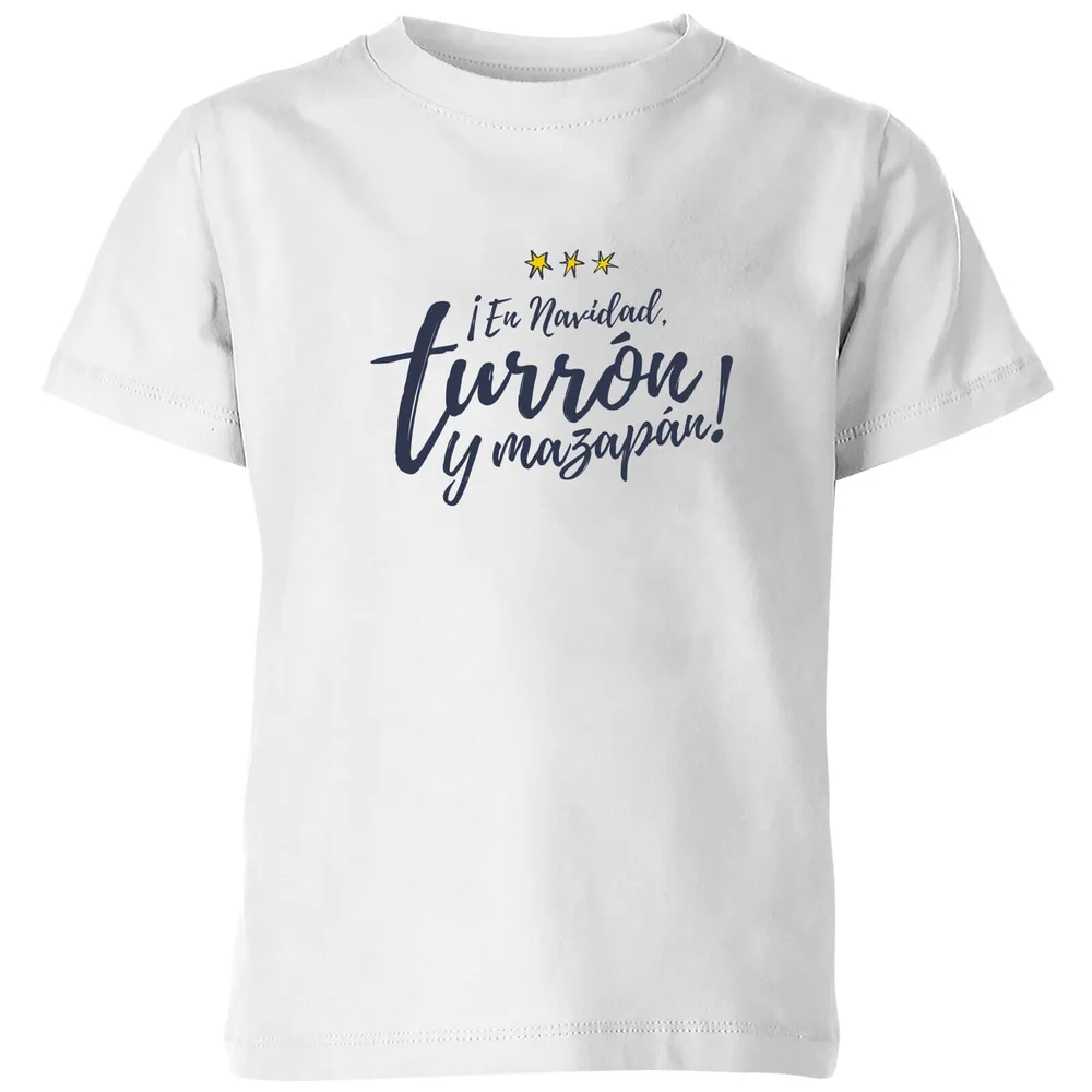 Turron Kids' T-Shirt - White - 3-4 Years - White Image 1