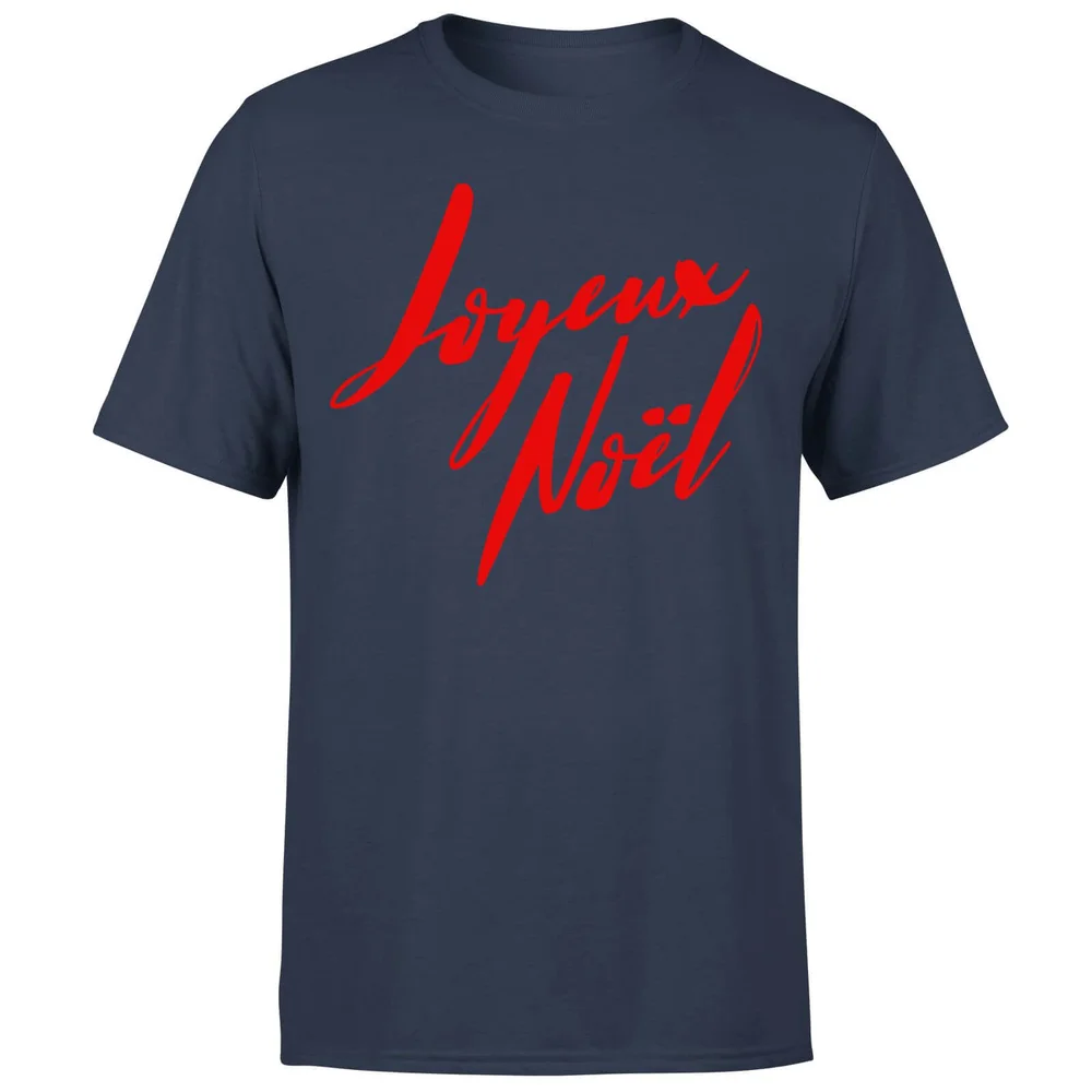 Joyeux Noel Holly Jolly international T-Shirt - Navy - S - Navy Image 1