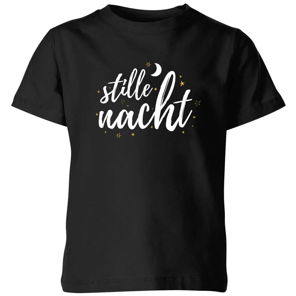 Stille Nacht Kids' T-Shirt - Black - 3-4 Years - Black Image 1