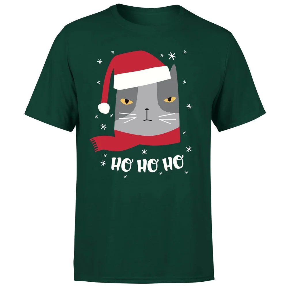 Ho Ho Ho T-Shirt - Forest Green - S - Forest Green Image 1