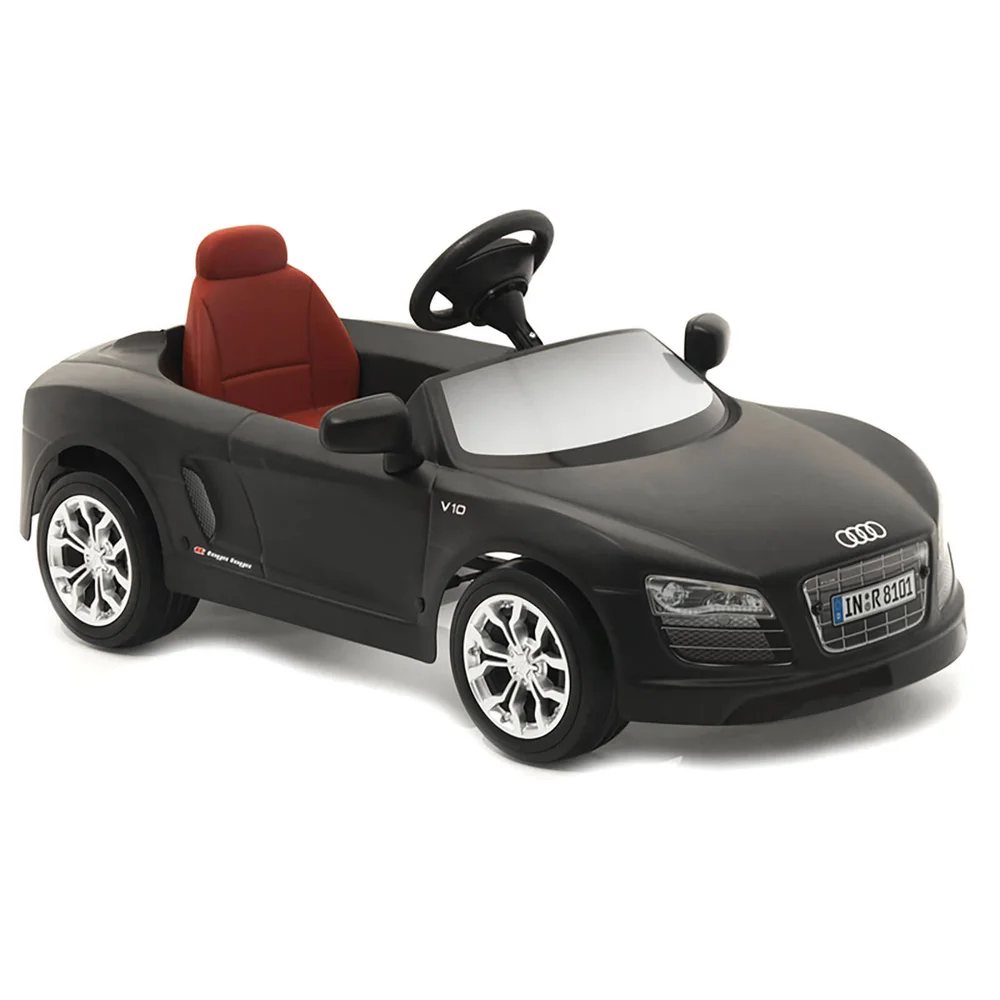 Audi R8 Spyder 12V Electric Car - Mat Black Image 1