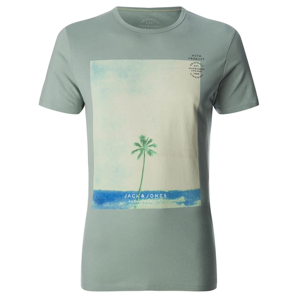 Jack & Jones Men's Originals Omega T-Shirt - Iceberg Green - S - Green Image 1