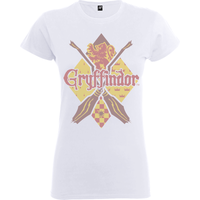 Harry Potter Gryffindor Women's White T-Shirt - undefined undefined