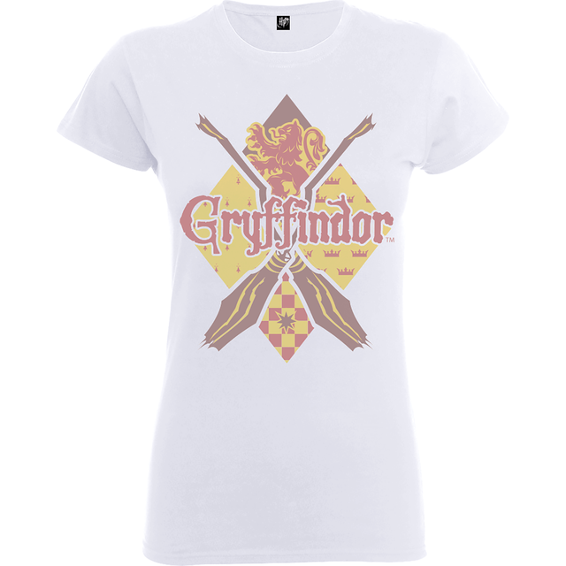 Harry Potter Gryffindor Women's White T-Shirt