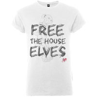 Harry Potter Free The House Elves Women's White T-Shirt - undefined undefined