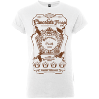 Harry Potter Honeydukes Sepia Chocolate Frogs Women's White T-Shirt - undefined undefined