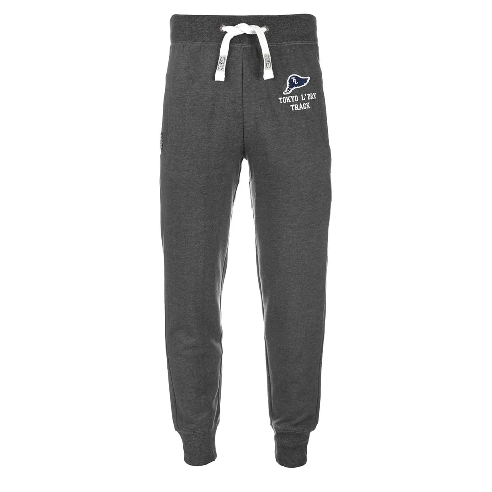 Tokyo Laundry Men's Hollow Sweatpants - Dark Grey Marl - S - Grey Image 1
