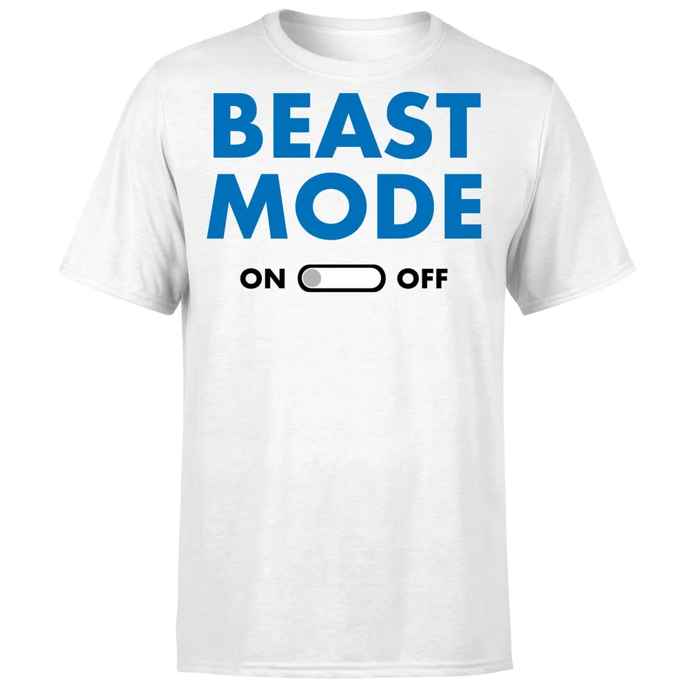 Beast Mode On T-Shirt - White - S - White Image 1
