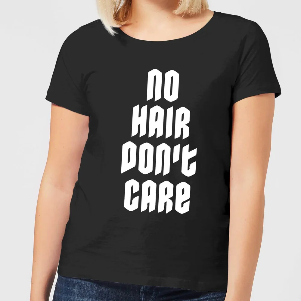 No Hair Dont Care Women's T-Shirt - Black - 3XL Image 1