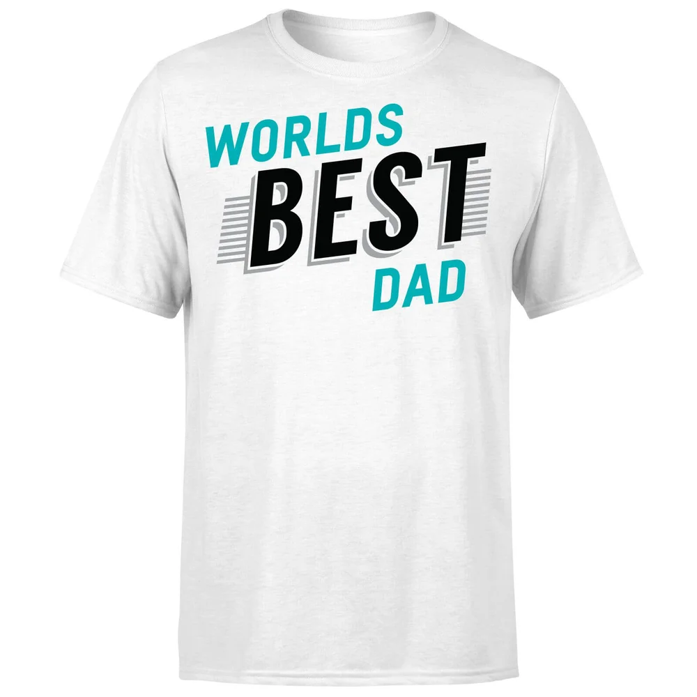 Worlds Best Dad T-Shirt - White - S - White Image 1
