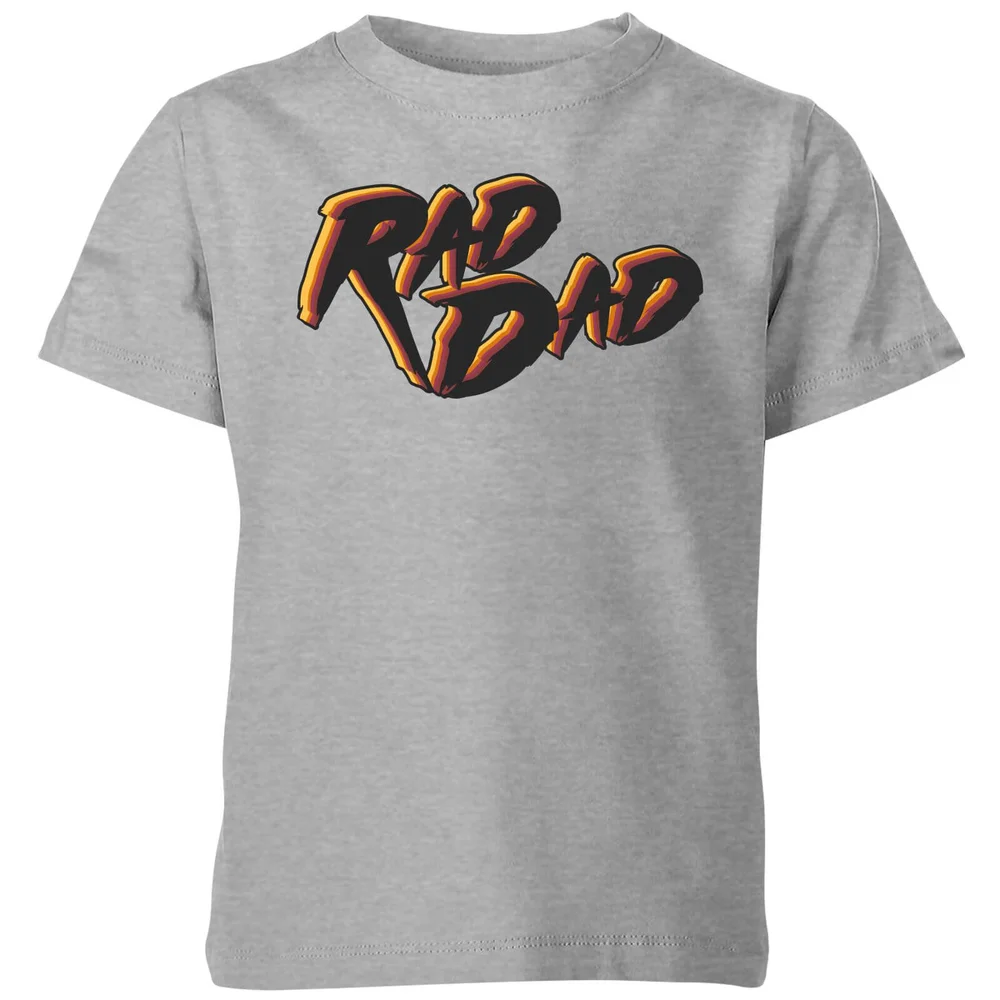 Rad Dad Kids' T-Shirt - Grey - 3-4 Years - Grey Image 1