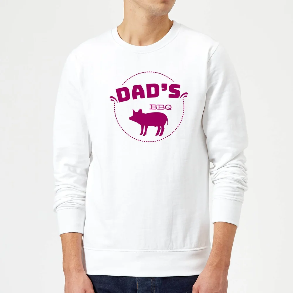 Dads BBQ Sweatshirt - White - S - White Image 1