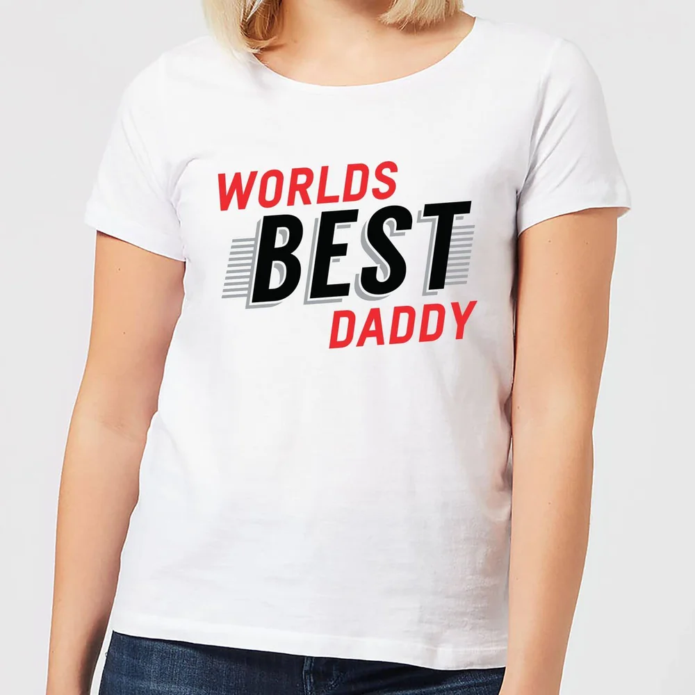 Worlds Best Daddy Women's T-Shirt - White - S - White Image 1