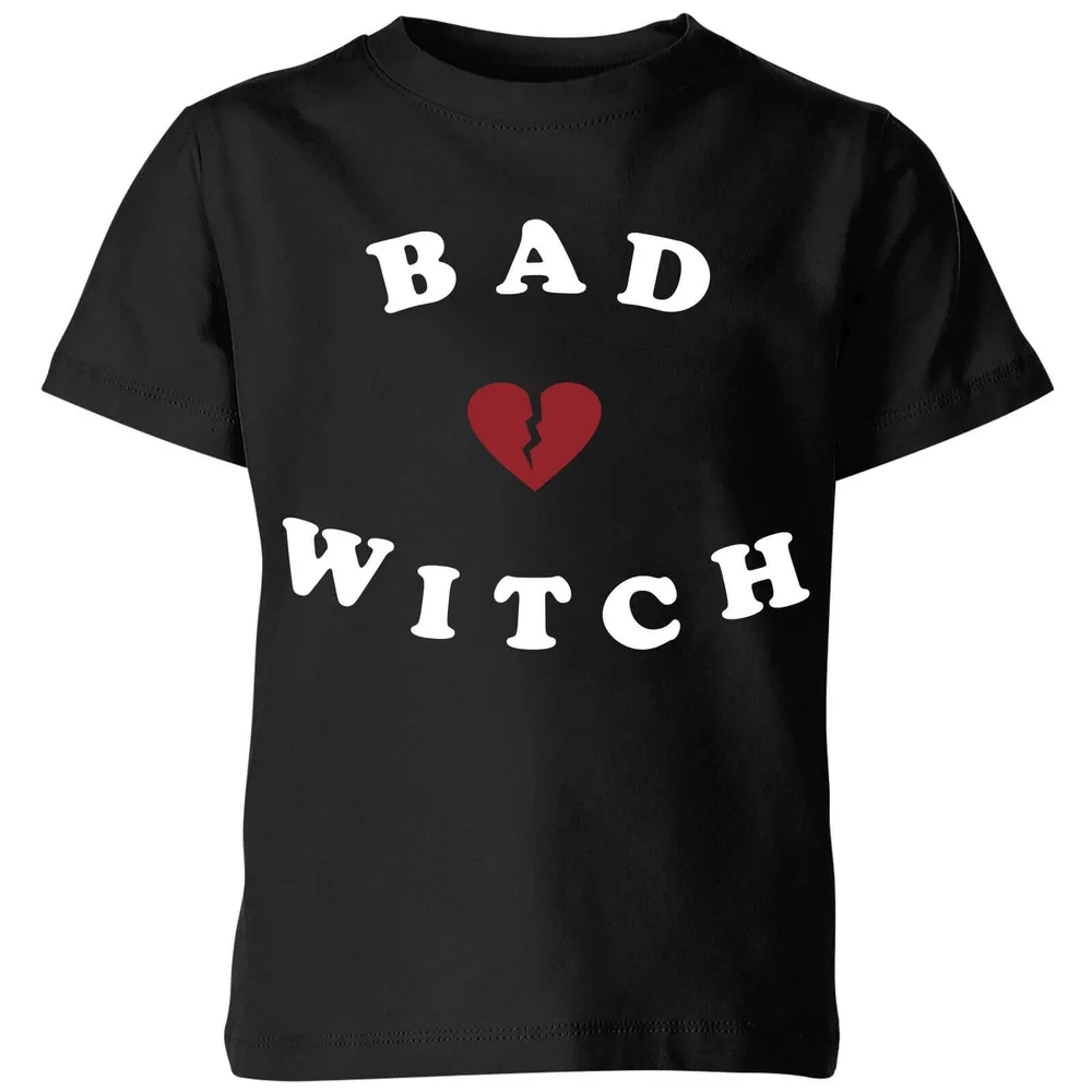 Bad Witch Kids' T-Shirt - Black - 3-4 Years - Black Image 1