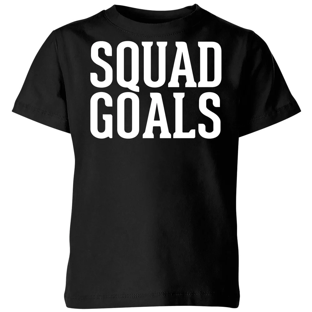 Squad Goals Kids' T-Shirt - Black - 3-4 Years - Black Image 1