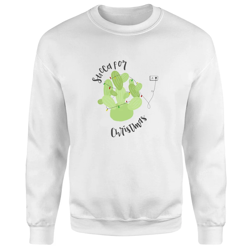 Succa For Christmas Sweatshirt - White - S - White Image 1