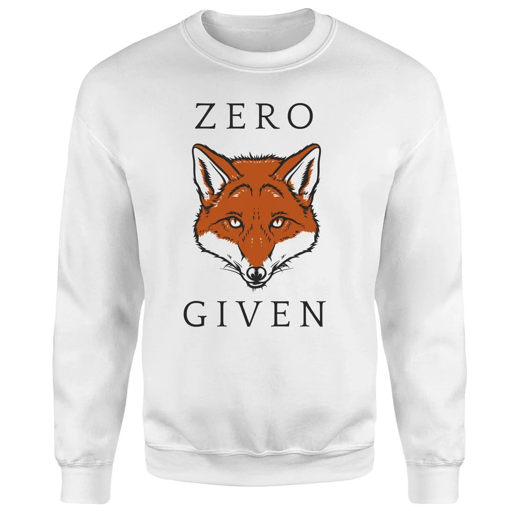 Zero Fox Given Sweatshirt - White - S - White Image 1