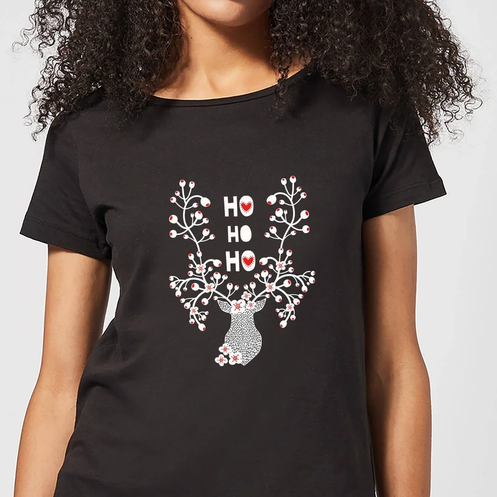 Ho Ho Ho Women's T-Shirt - Black - 3XL Image 1