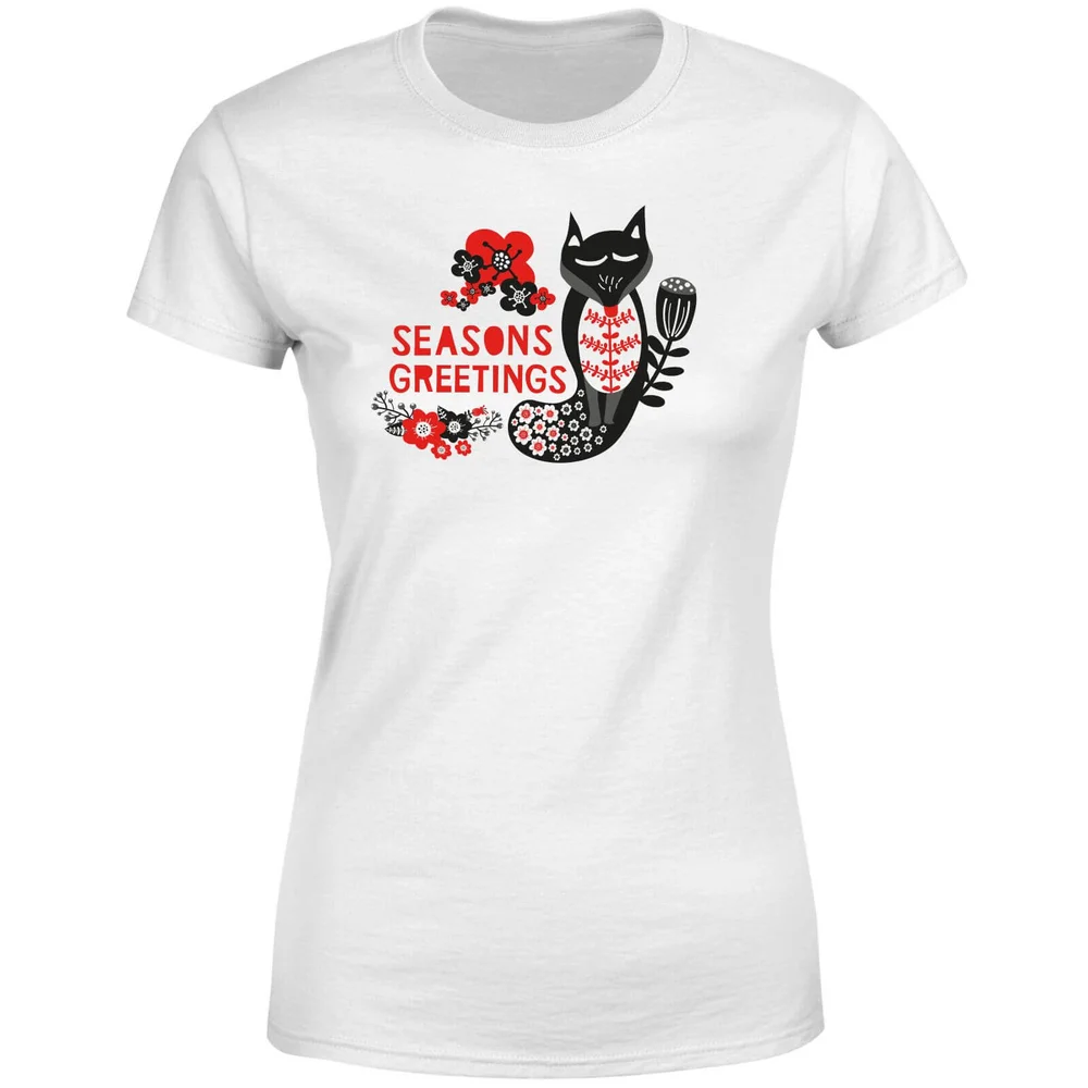 Season's Greetings Women's T-Shirt - White - S - White Image 1