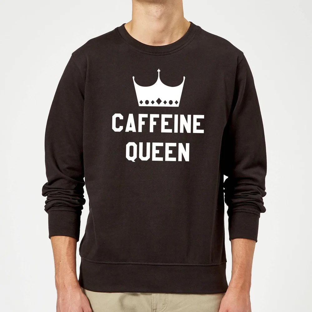 Caffeine Queen Sweatshirt - Black - S - Black Image 1