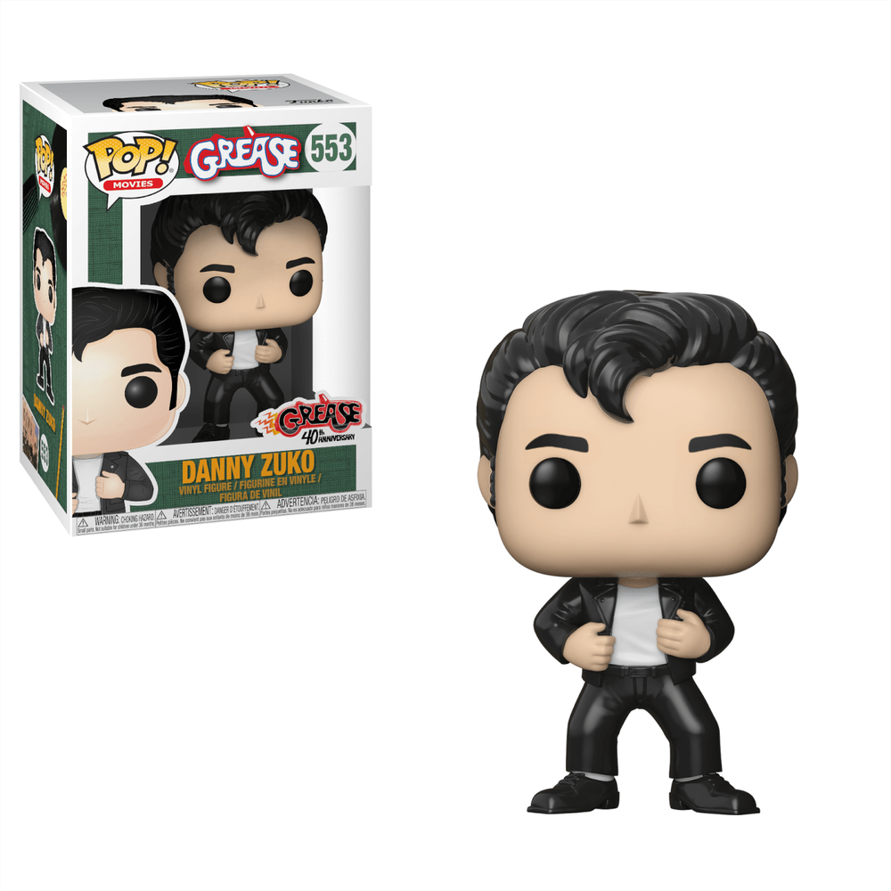 Grease Danny Zuko Pop! Vinyl Figure Image 1