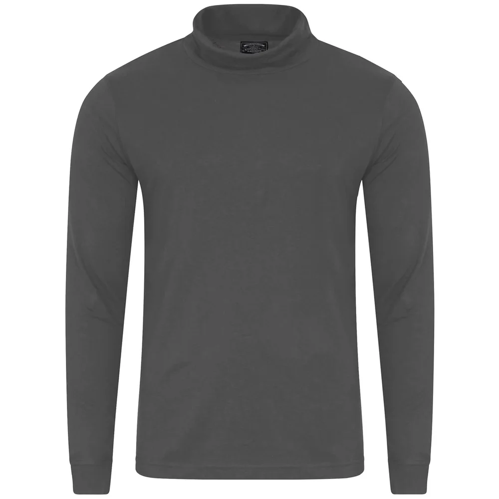 Kensington Eastside Men's Denbigh Roll Neck Long Sleeve Top - Asphalt Grey - M - Grey Image 1