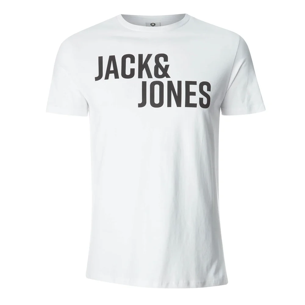 Jack & Jones Men's Core Cell T-Shirt - White - S - White Image 1