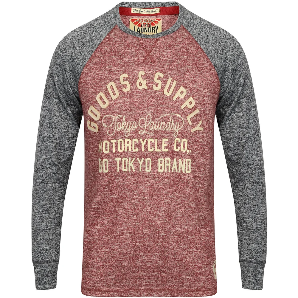 Tokyo Laundry Men's Redwing Long Sleeve Top - Oxblood - S - Burgundy Image 1